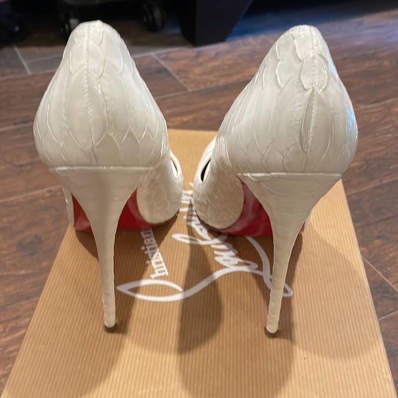 Christian Louboutin so late 120 python crystal shoes - Picture 4 of 5